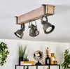 Villanuova moderne Deckenlampe aus Metall/Holz in Produktbild-Vorschau 2