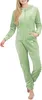 Basisstoff Kitten Damen Jumpsuit Teddy Fleece Grün Gr. M Produktbild-Vorschau 1