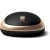 A black and gold computer mouse is shown against a white background. Produktbild-Vorschau