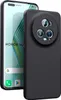 A black silicone phone case is shown next to a smartphone. Anteprima dell’immagine prodotto