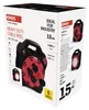 Gummi-Kabeltrommel mit LED-Strahler - 4 Steckdosen, 15m, 1,5mm2 Produktbild-Vorschau