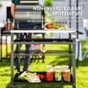 Outsunny Grillwagen 3-Etagen Servierwagen mit Arbeitsfläche Produktbild-Vorschau 6