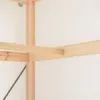 vidaXL Šatní skříň bílá 79 x 40 x 170 cm Látka Náhled obrázku produktu 4
