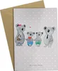 Mr. & Mrs. Panda Grußkarte Koala Familie zwei - Grau Produktbild-Vorschau 1