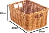 Kobolo Regalkorb Aufbewahrung Korb – Rattan lacak – eckig – Produktbild-Vorschau 2