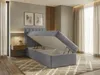 NORDELO Boxspringbett MORFEO 90x200 cm Grau Komplett-Set Produktbild-Vorschau 7