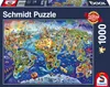 Schmidt Spiele Weltkarte Entdecke unsere Welt, Anteprima dell’immagine prodotto 1