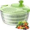 Salatschleuder mit Deckel, 4,5L Salatschüssel und Masche, Produktbild-Vorschau 3