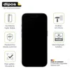 A product image showcasing a screen protector with various feature icons and text. Produktbild-Vorschau