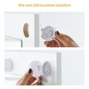 CLIPOP LED Spiegel Schminktisch mit Hocker, 2 Schubladen, Produktbild-Vorschau 11