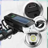 Luce LED da bicicletta a energia solare con campanello, 120 Anteprima dell’immagine prodotto 5