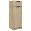 vidaXL Badschrank Sonoma-Eiche 32x33,5x90 cm Holzwerkstoff Produktbild-Vorschau 1