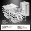 SucceBuy 8er-Pack Hotelpfannen, 1/2-Größe Produktbild-Vorschau 7