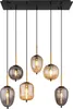 Globo Lighting Hängeleuchte Metall schwarz matt, 6x E14 Produktbild-Vorschau 2
