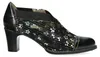 Laura Vita Damen Hochfrontpumps mit Blumenmuster und Produktbild-Vorschau 4