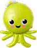 Folienballon Tier, Oktopus grün ca. 84,5*59 cm Produktbild-Vorschau 1