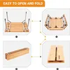 KingCamp Campingtisch Bambus Klapptisch 100x65 cm Alu Produktbild-Vorschau 6