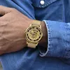 Festina Herren Uhr Luxus Edelstahl Armbanduhr gold Produktbild-Vorschau 3