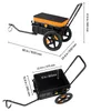 Remorque et chariot 2-en-1 SucceBuy, avec attelage, Voir les images du produit 8