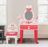 360Home Makeup Spielzeug Holzspieltisch Frisiertisch Produktbild-Vorschau 4