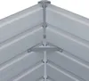 Close-up view of the metal structure of a raised garden bed, showing the corner joint and roof supports. Náhled obrázku produktu