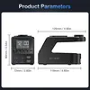 Product dimensions and specifications are shown for a charging station. Produktbild-Vorschau