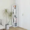vidaXL Rohový regál bílý 33x33x164,5 cm odvozený výrobek ze Náhled obrázku produktu 2