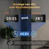 Badspiegel mit Beleuchtung, Uhr, Temperatur, 3-fache Produktbild-Vorschau 2