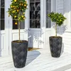 Flow Slim 40 Runder Blumentopf | Weiß Produktbild-Vorschau 2