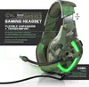 A detailed marketing image of a gaming headset with callouts highlighting its features. Produktbild-Vorschau