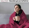 Kuscheldecke 150x200 cm Bordeaux Wohndecke Flauschige Produktbild-Vorschau 7