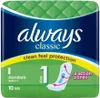 Always Classic Serviettes hygiéniques Standard 10 pièces Voir les images du produit 1