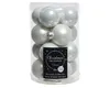 Baubles natalizi in vetro 3,5 cm 16 pezzi - bianco inverno Anteprima dell’immagine prodotto 3