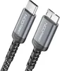 deleyCON 3,0m USB 3.0 Micro B Kabel 5Gbps - USB C auf Micro Produktbild-Vorschau 1