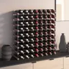vidaXL Casier à vin pour 72 bouteilles Pin massif brun Voir les images du produit 9