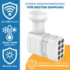 PremiumX Octo LNB weiß SAT für 8 Teilnehmer DVB-S2 HD 4K Produktbild-Vorschau 4