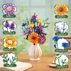 Klemmbausteine Blumen 16 Wildblumen Set Blumenstrauß Produktbild-Vorschau 6