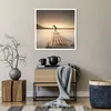 Poster - Poster ohne Rahmen - Floß Westen die Sonne - 60x60 Produktbild-Vorschau 6