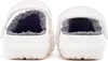 crocs Classic Lined Clog Weiß / Grau Croslite Größe: 41/42 Produktbild-Vorschau 12