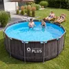 Piscina in acciaio Super Black Wood AVENLI 366 x 100 cm Anteprima dell’immagine prodotto 12