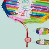 Relaxdays Piñata voor een verjaardag, met stok en masker, Productafbeelding-voorbeeld 5