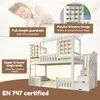 Flieks Etagenbett 90x200cm mit Treppe, Kinderbett Hausbett Produktbild-Vorschau 5