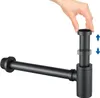 Siphon + POP UP Ablaufgarnitur Set mit Überlauf Stöpsel Produktbild-Vorschau 3