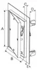 FIXO CRD 30x30 Drzwiczki rewizyjne G-K aluminiowe 300x300 Podgląd zdjęcia produktu 9