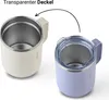 Thermobecher Edelstahl 350ml Henkel Kaffee Becher Trinkbecher isoliert Vinsun Produktbild-Vorschau