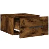 vidaXL Wand-Nachttisch Räuchereiche 35x35x20 cm Produktbild-Vorschau 6