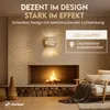 charlique® Wandleuchte innen, weiss, Design Wandlampe Wave Produktbild-Vorschau 4