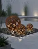 Boule métallique décorative – Feuilles D23cm structure Voir les images du produit 6