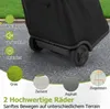 COSTWAY Carrello spesa pieghevole 50 L, carrello spesa con Anteprima dell’immagine prodotto 6