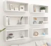 vidaXL Étagères cubes 6 pcs. Blanc 60x15x23 cm Bois Voir les images du produit 2